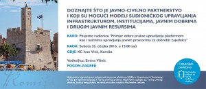 Primjer dobre prakse upravljanja platformom kao i načinima upravljanja javnim prostorima za dobrobit zajednice